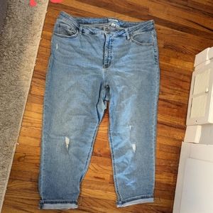 Ava & Viv cropped straight jeans